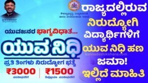 Yuvanidhi Amount Credit