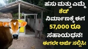 Narega Cow Shed Subsidy Scheme