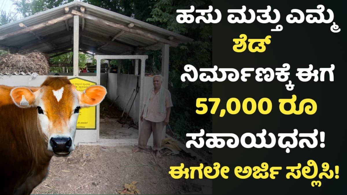 Narega Cow Shed Subsidy Scheme